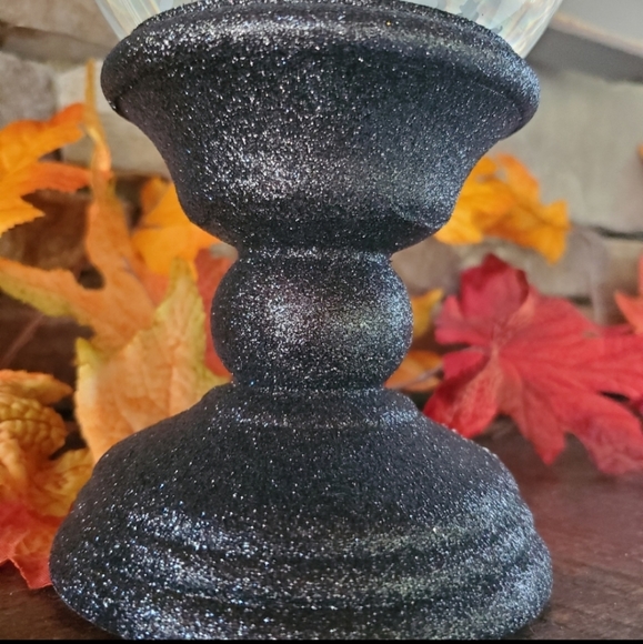 Gorgeous Retired Halloween Waterglobe Candleholder - Picture 4 of 4